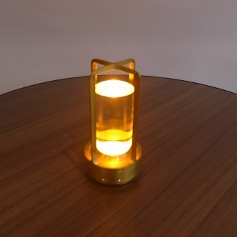 LED Table Lamp Gold - USB Rechargeable - Portable LED